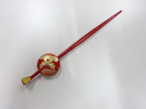 アンティーク　漆塗り蒔絵　簪